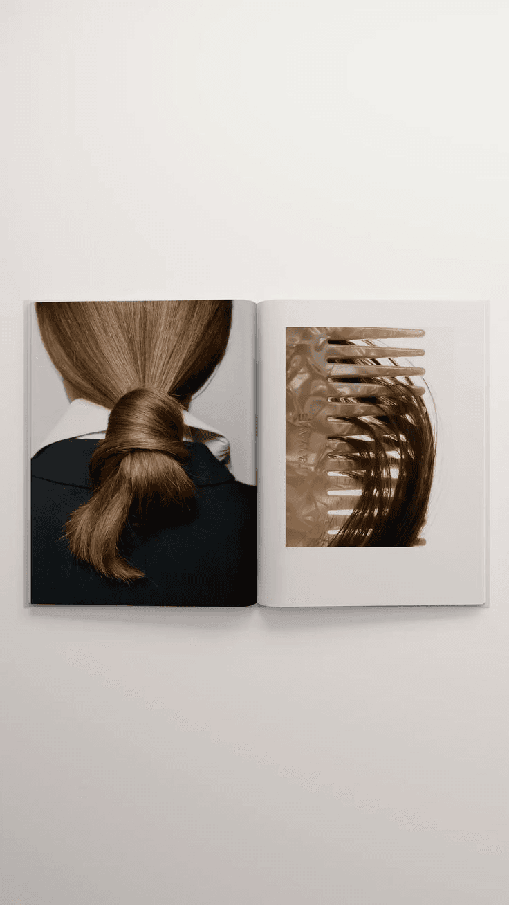 Hair and scalp wellness lifestyle imagery